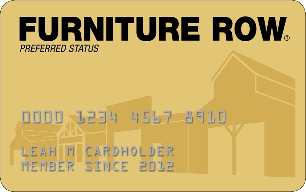 Furniture Row Credit Card